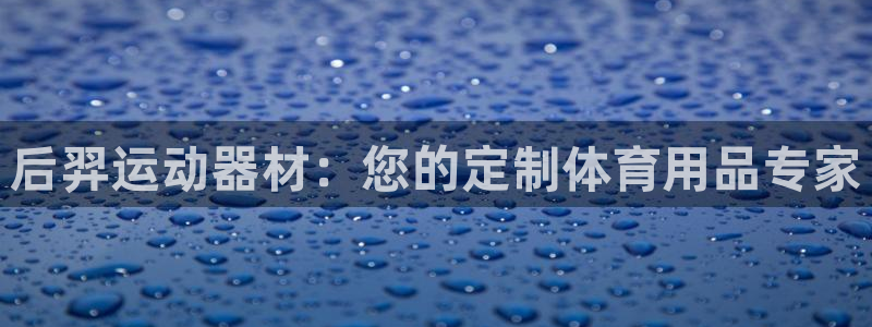 哈哈体育注册：后羿运动器材：您的定制体育用品专家